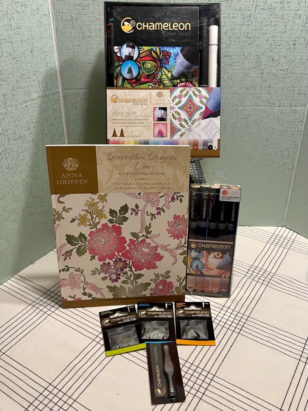 ANNA GRIFFIN PERFECT PALETTE CHAMELEON ALCOHOL MARKERS BUNDLE ALL NEW